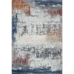 Webteppich Best off 80 x 150 cm Mischgewebe Blau