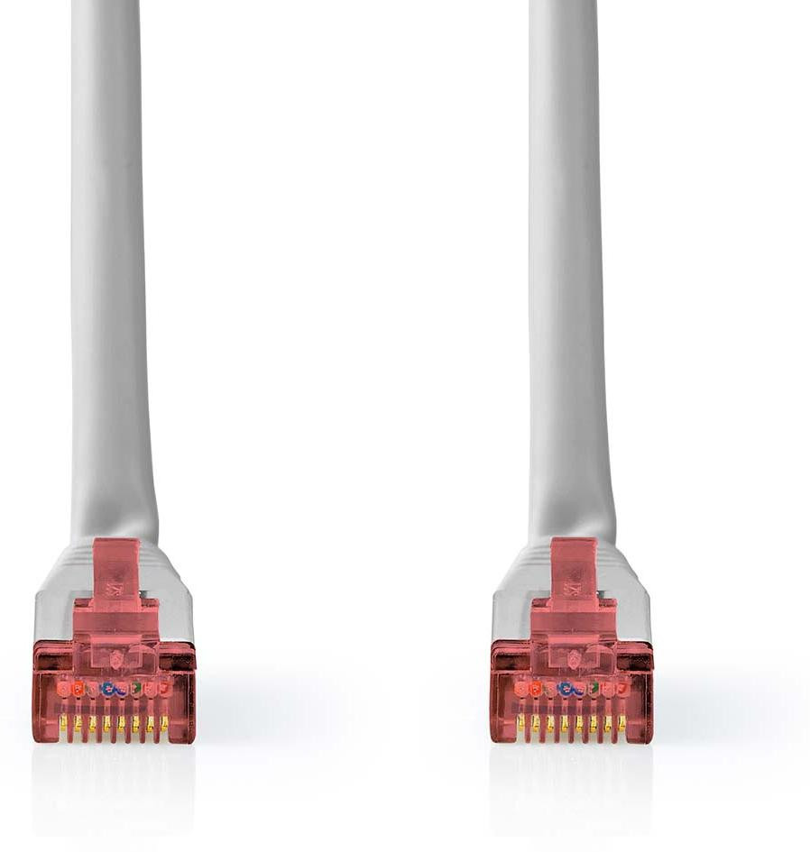 Nedis Netwerkkabel CAT6 RJ45 mannelijk naar RJ45 mannelijk SF/UTP 0,25 m Grijs