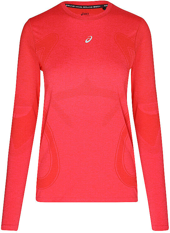 ASICS Damen Laufshirt Road Seamless rot   L W