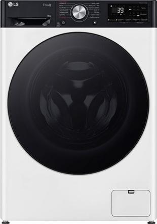 LG FBLR7A92WG, Frontlader, 9 kg, B, 71 dB, 1160 RPM, A
