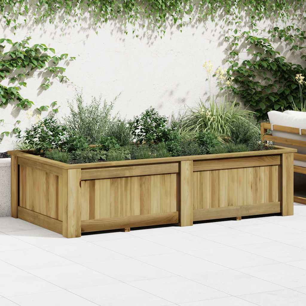 vidaXL Jardinière surélevée 196x100x50 cm Bois de pin imprégné