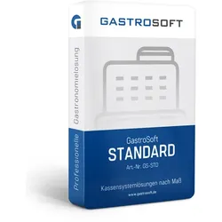 Kassensoftware Gastronomie GastroSoft Standard - bis zu 50 Tische - später kaufen - TSE Stick in Deutschland Pflicht!