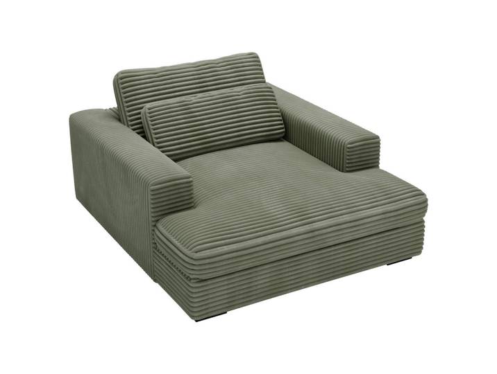 Lomoco Xxl-Sessel, Grün, Kunststoff, Füllung: Schaumstoffflocken,Schaumstoffflocken, 122x80x159 cm, Stoffauswahl, inklusive Armlehnen, Wohnzimmer, Sessel, XXL-Sessel