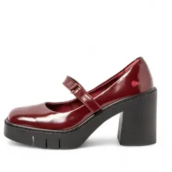 Art für Damen. 119771367003_008 Lederschuhe 1977 Berna rot (36), 8 bis 10 cm, Keine, Lässig, Klassisch
