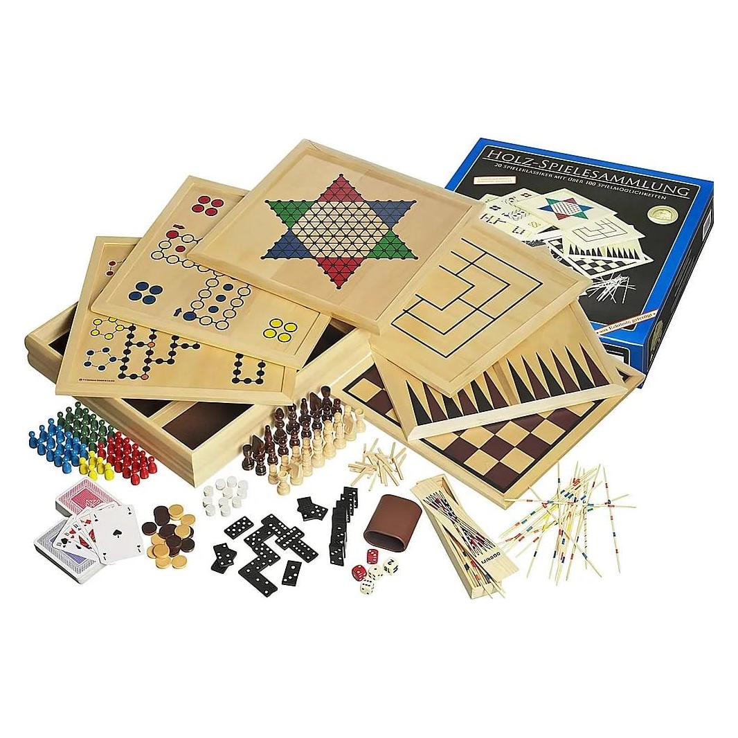 Philos Holz-Spielesammlung (2 - 99 Spieler) (3102)