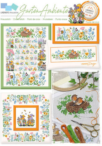 Stickvorlage "Garten-Ambiente"