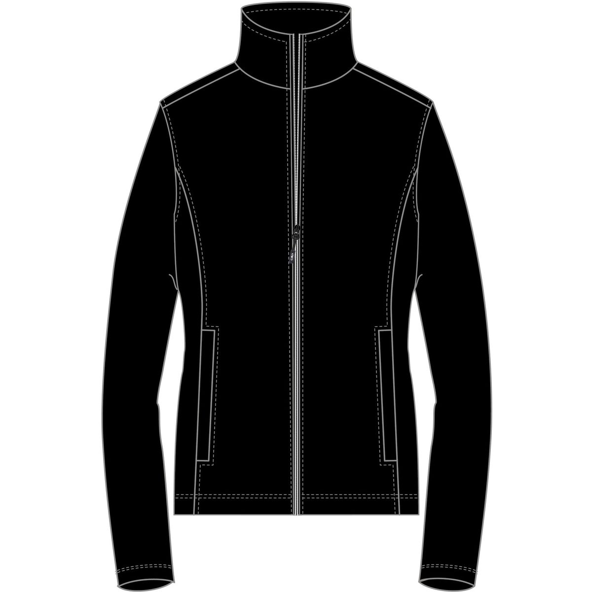 CMP Woman Fleece Fleece Jacket nero (U901) 44 34G6406-U901-44