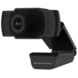 Conceptronic AMDIS 1080P Full HD-Webcam mit Mikrofon