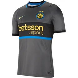NIKE Inter Mailand Stadium Dri-FIT Ausweichtrikot Herren 069 - iron grey/black/tour yellow S