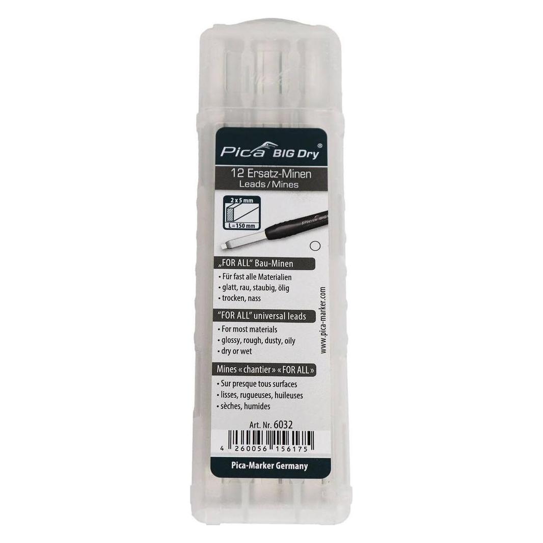 Pica Ersatzminen BIG-Dry Weiss (12 Stk., 5 mm) (2179182)
