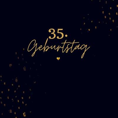 35. Geburtstag- Gästebuch Blanko, Taschenbuch von Julia S. Klein, Bookmundo, 978-94-037-4052-2