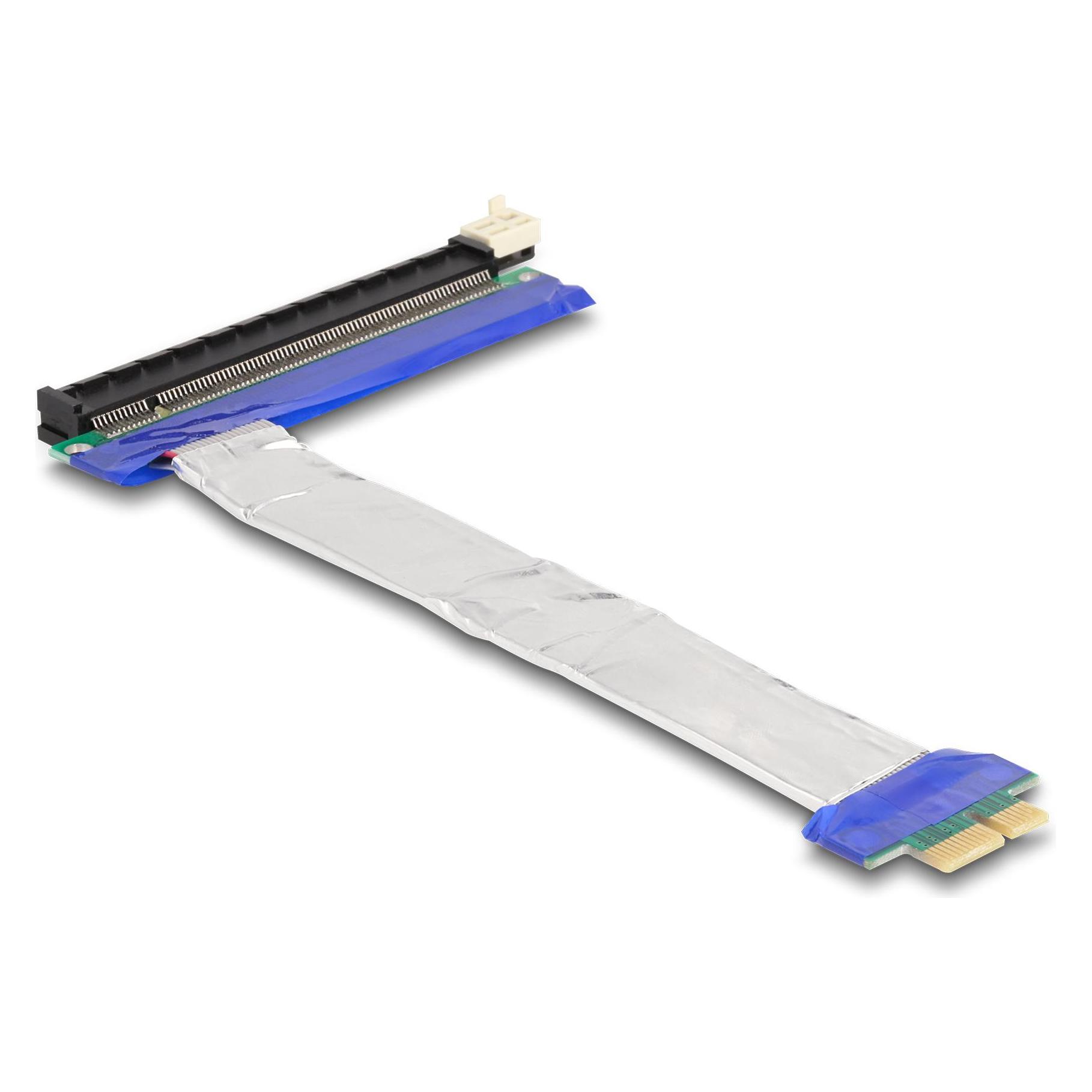 Delock Riser Karte PCI Express x1 Stecker zu x16 Slot mit Ka (88047)