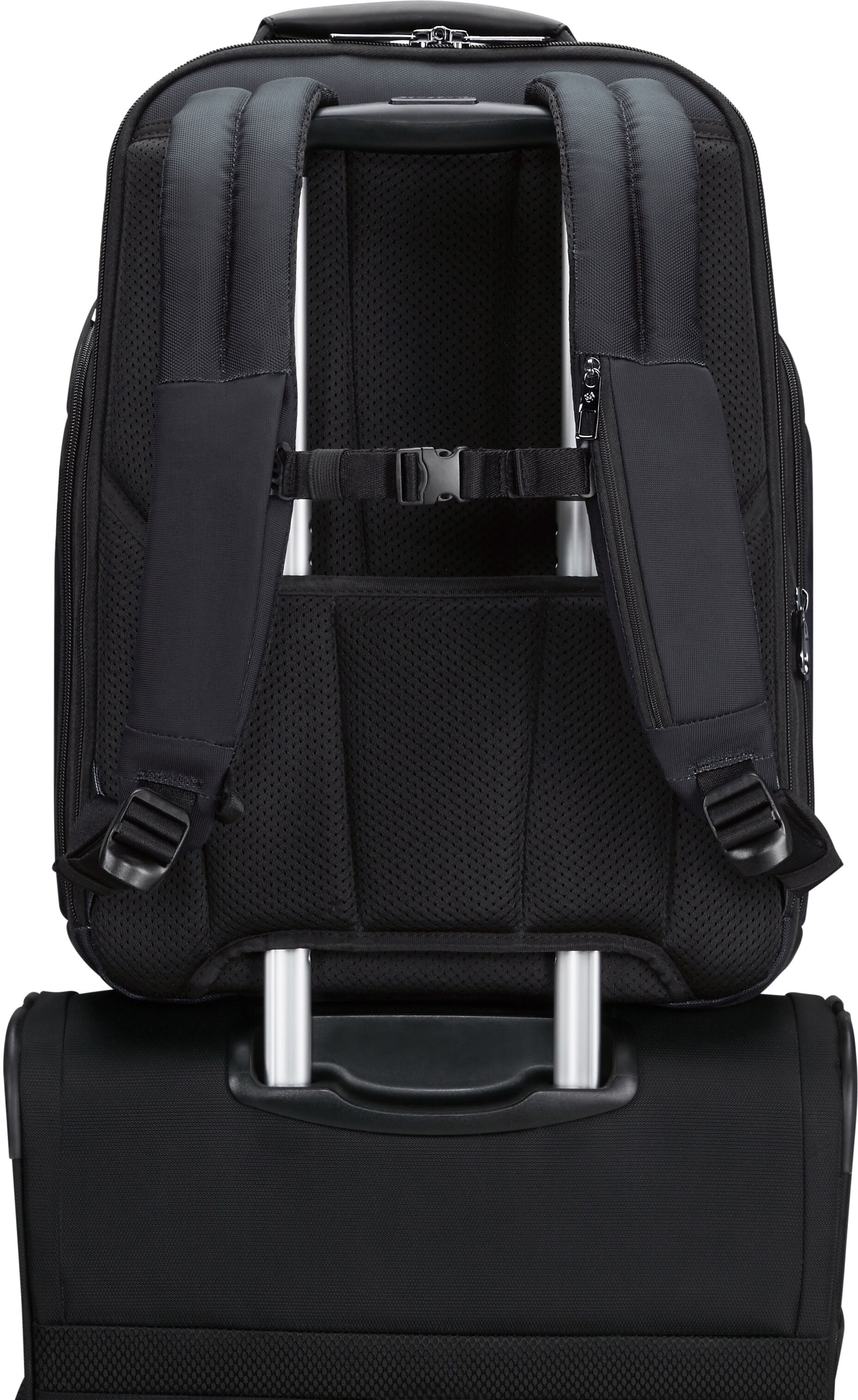 Reiserucksack SAMSONITE "SPECTROLITE 4.0", Gr. B/H/T: 36cm x 45cm x 20cm, schwarz, Polyester, Rucksäcke Reiserucksack, Geschäftsrucksack, Businessrucksack mit viel Stauraum