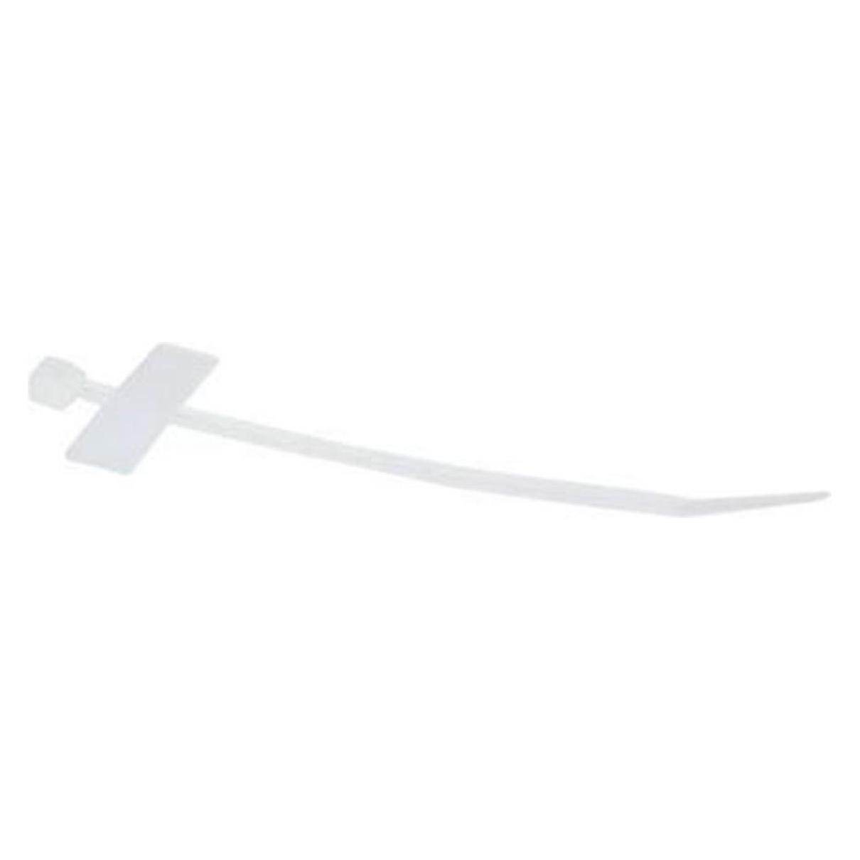 ACT Cable ties for cable marker, length 100 mm, width 2.5 mm. Length: 100 mm Cable tie trans label 100mm (100 mm, 100 Stk.) (CT1300)