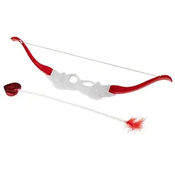 Pfeil-und-Bogen-Set "Amor", rot/weiß