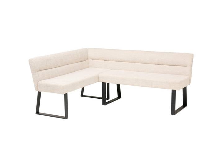 Livetastic Eckbank, Beige, Metall, 5-Sitzer, L-Form, 190x150 cm, Esszimmer, Bänke, Eckbänke