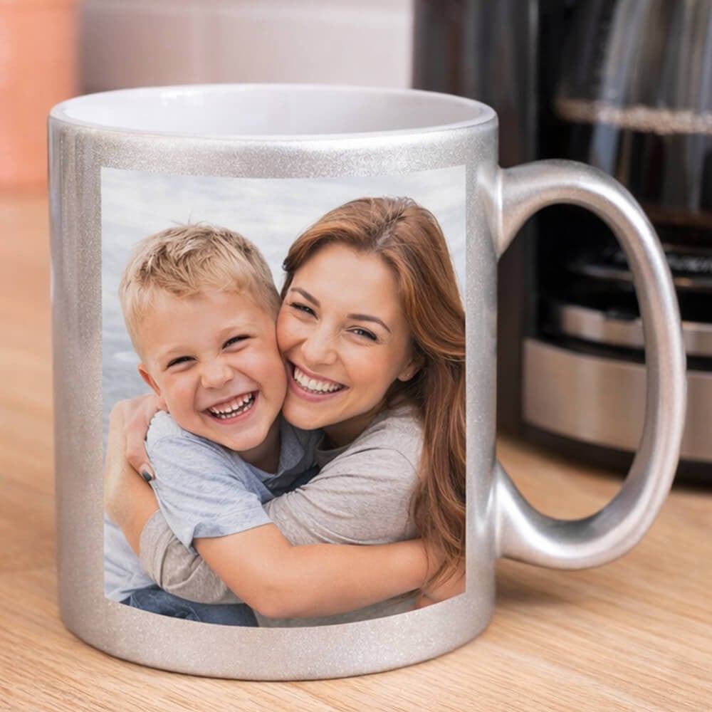 Ocadeau Mug photo argenté