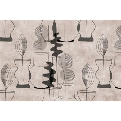 Fototapete LIVING WALLS "Walls by Patel Pablo`s Room", beige, B:4m L:2,7m, Vlies, Tapeten, Vlies, Wand