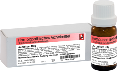 Dr.RECKEWEG & Co. GmbH ACONITUM D 30 Globuli 10 g 00907148