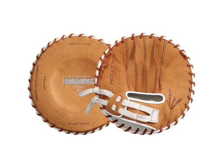 Easton Damen Groundwork Softball-Handschuh, Donut Hellbraun/Weiß, 29.5 Infield