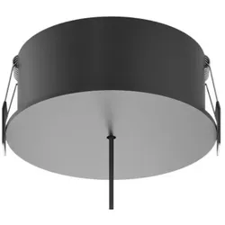 Beneito & Faure Nano Einbau-Deckenrosette Ø90x22mm - Matt Schwarz für Alp Space Lampe Beneito Faure
