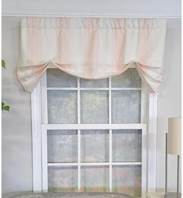 RLF Home Faded Stripe Butterfly Valance