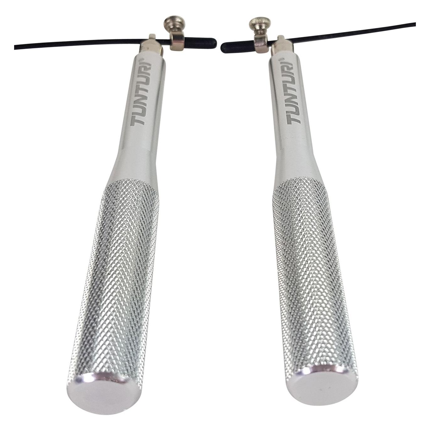 Tunturi Verstellbares Springseil mit Alu-Griffen und Kugellager (300 cm) (14TUSCF099)