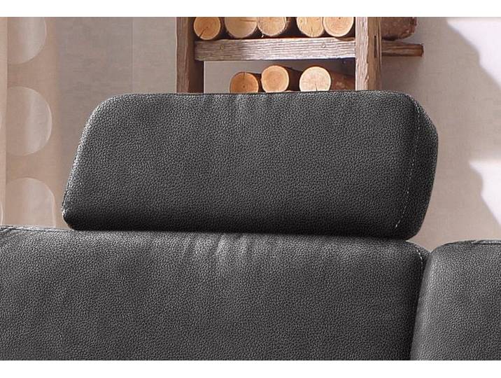 Sofa-Kopfstütze GOODPRODUCT Borkum, B: 52cm , grau (anthrazit), B:52cm H:22cm, Holzwerkstoff, Kopfstützen, Sofa-Kopfstütze