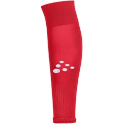 CRAFT Squad Go Solid Fußball Sleeve-Stutzen Kinder 430000 - bright red