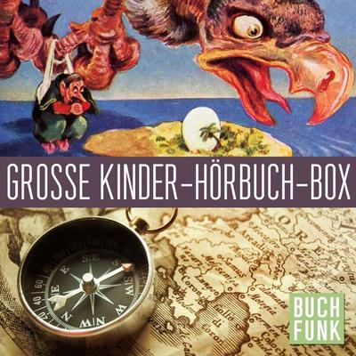 Die große Kinder-Hörbuch-Box - Daniel Dafoe,Hans Chritian Andersen,Jean de La Fontaine,Swift Jonathan,Jules Verne, Audio, 4056198037959