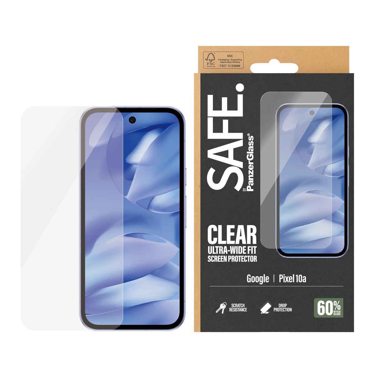 SAFE. by PanzerGlass Displayschutz Google Pixel 10a 5G Ultra-Wide Fit