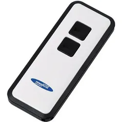 Novoferm, Zubehör Antriebstechnik, Garagentor Handsender Mini-Novotron 522, 2 Kanal Sender, Schwarz/ Weiss (Handsender)