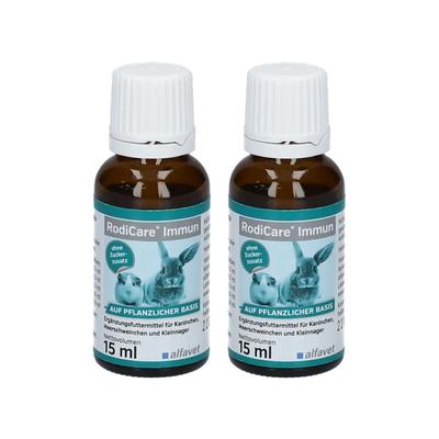RodiCare Immun für Kaninchen, Kleinnager und Meerschweinchen Doppelpack 2x15 ml Flüssigkeit