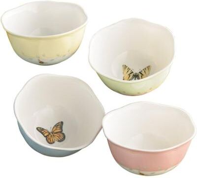 Lenox Butterfly Meadow 4-Piece Dessert Bowl Set Multi