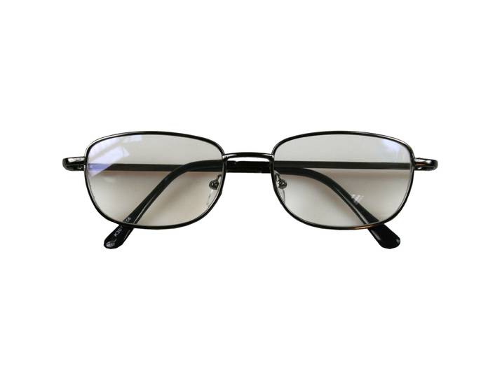 Lesebrille mit Titanrahmen, +1,5 Dioptrien