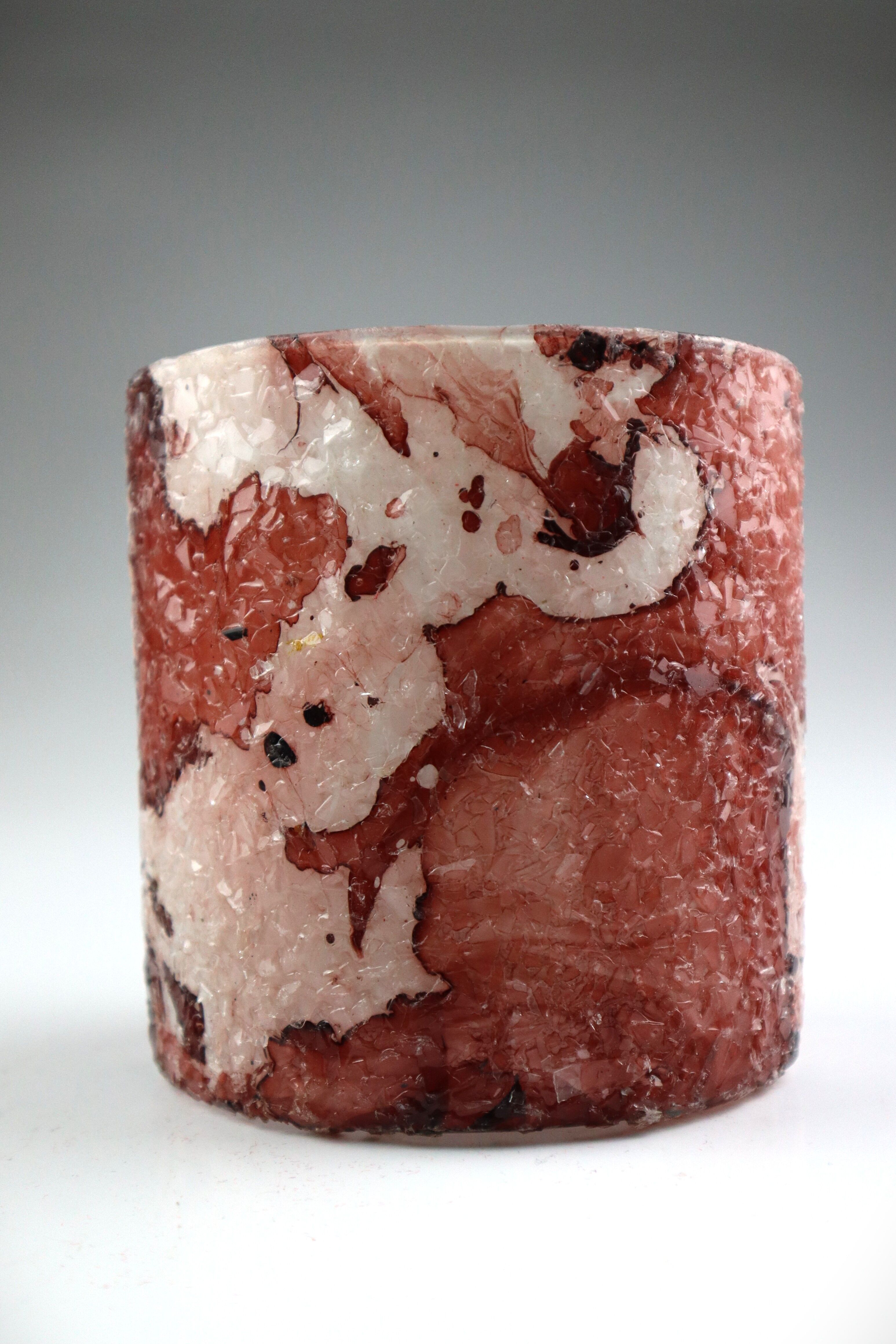 Windlicht AM DESIGN "aus Glas", rot, B:15cm H:15cm, Glas, Kerzenhalter, Windlicht, BxH: 15x15 cm rot B/H/T: 15cm x 15cm