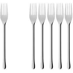 Villeroy & Boch Multipack Udine Tafelgabel - 6 Stück, Besteck, Silber