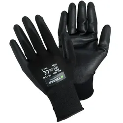 Montage-Arbeitshandschuhe 860 Nylon, schwarz - 10 (XL)
