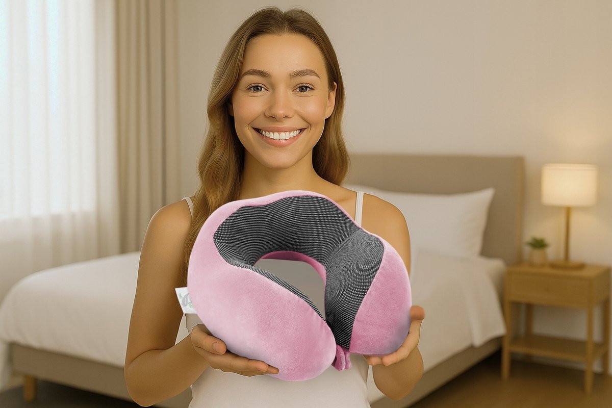 Sleep Med Medi Sleep Serie Ergonomisch Reiskussen van Memory Foam voor Nekondersteuning