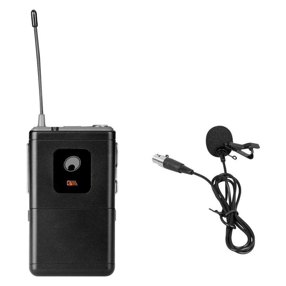 Omnitronic UHF-E Serie Taschensender 826.1MHz + Lavaliermikrofon (13063331)