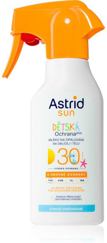 Astrid Sun lait solaire enfants SPF 30 en spray 200 ml