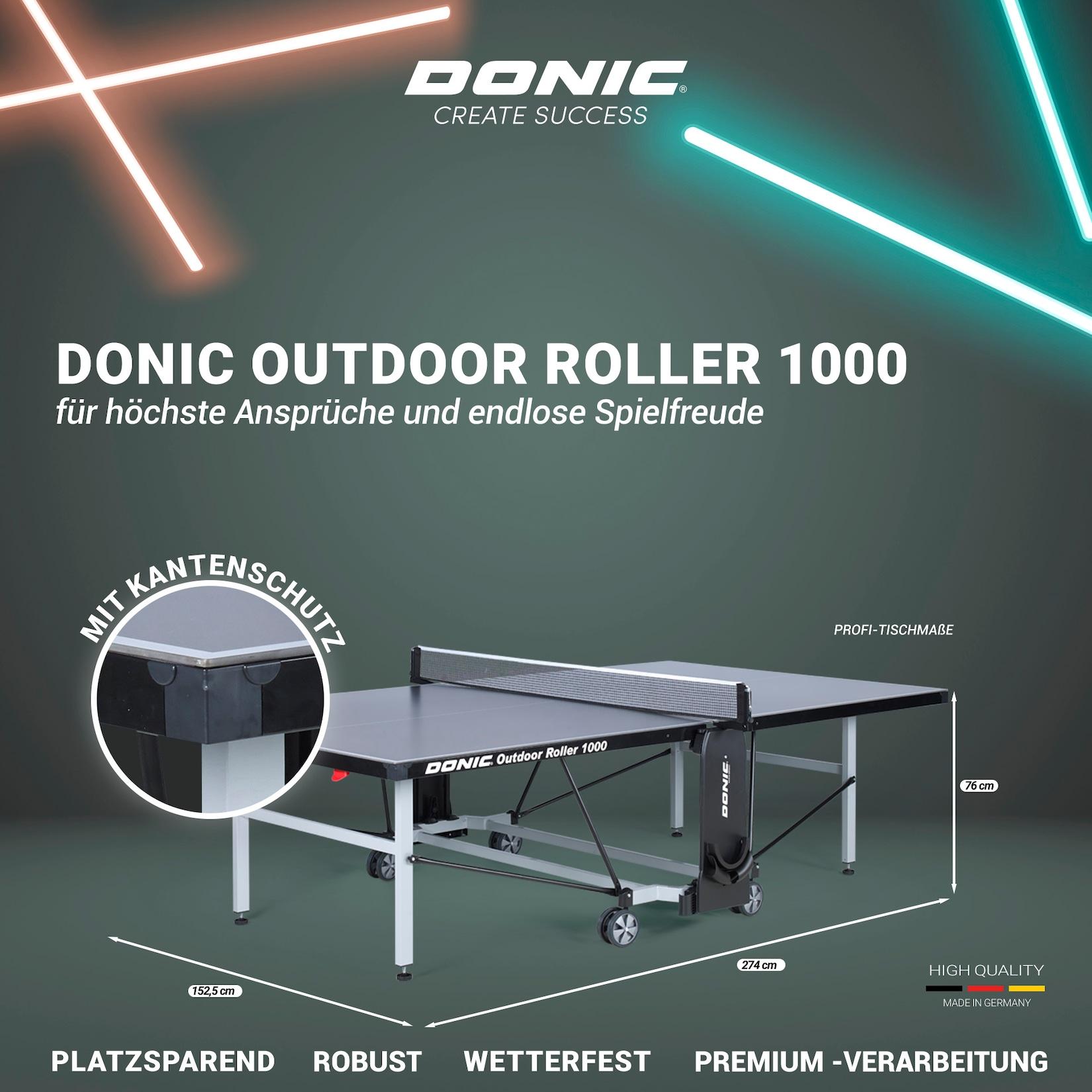 DONIC Outdoor Roller 1000, grau - versch. Farben