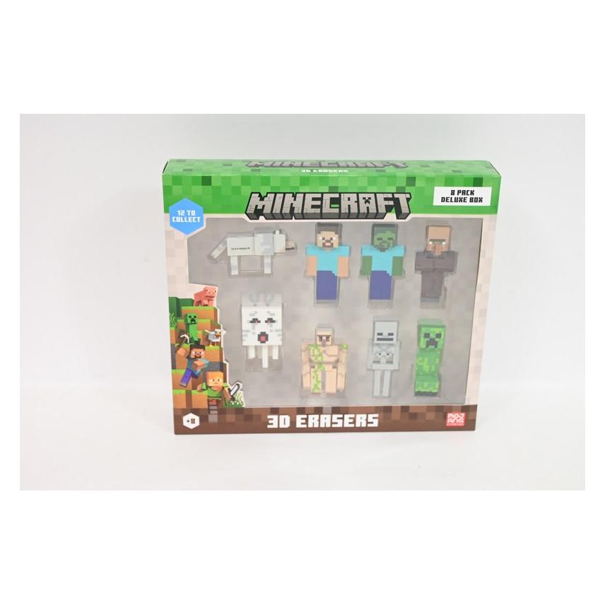 Inno3D Minecraft 3d Erasers - 8 Pack Deluxe Box Ver.A (MC4070A)
