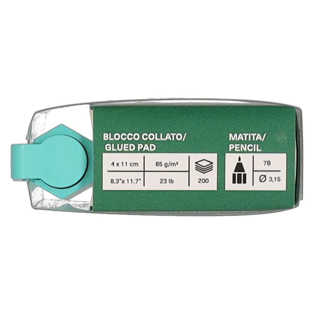 Fabriano Bleistiftset Inspira Shorty grün 4x11cm 200 Blatt (1x) (71996695)