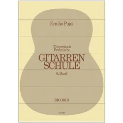 Theoretisch-praktische Gitarrenschule Band 4, Fachbücher von Emilio Pujol
