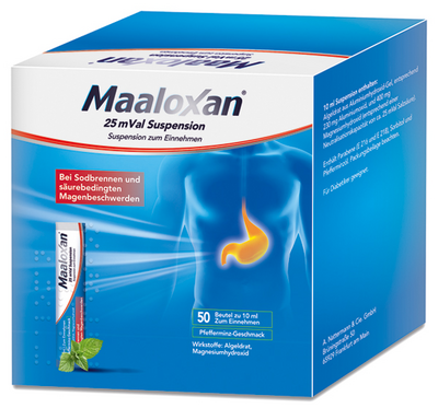 A. Nattermann & Cie GmbH MAALOXAN 25 mVal Suspension 50X10 ml 01427373