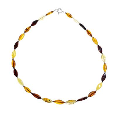 Gliederkette OSTSEE-SCHMUCK "Ostsee-Schmuck Kette Tasja Kette Tasja" Gr. 42, braun, Halsketten, Damen, 42cm, Bernstein, L: 42, Gliederkette