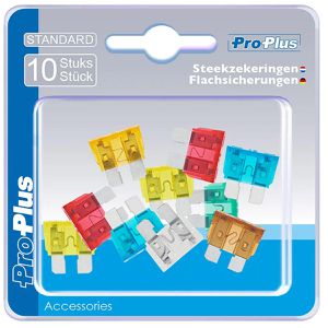 ProPlus KFZ-Sicherungen 490343S , Standard-ATO-Sicherung, 5 - 30 A, 6 - 32 V, 10-teilig
