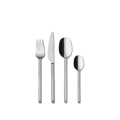 Besteck-Set "Like Besteckset", silber (silberfarben), 16, Edelstahl 18/10, LIKE. BY VILLEROY & BOCH, Essbesteck-Sets, Rostfreier und spülmaschinenfester Edelstahl