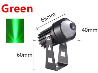 Combo Retail Shop Beam Of Light Outdoor LED Wall Spotlight, RGB, Water Proof , Color Changing Landscape Lighting For Garden 3w Green